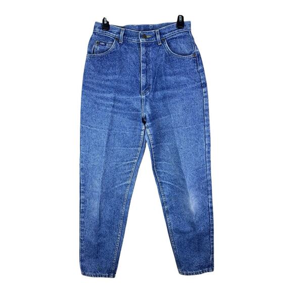 Vintage Lee Riders Tapered High Rise Acid Wash Denim Jeans Women’s Size 14 USA - Picture 1 of 15